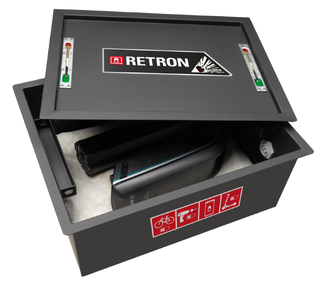 Retron box for sikker lading